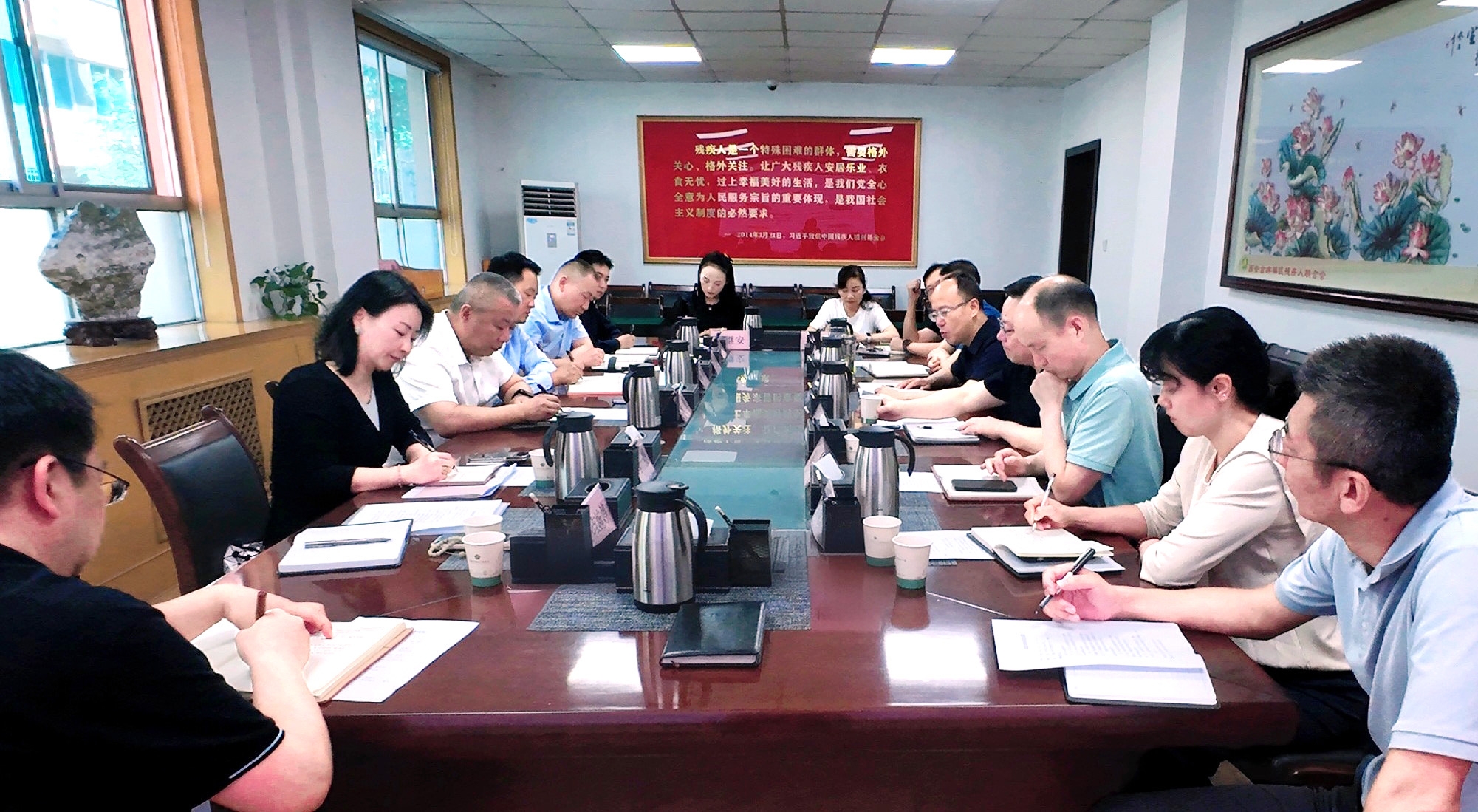 強盛一行赴西安市殘疾人聯(lián)合會開展專題調研——共商殘疾人康復養(yǎng)老事業(yè)發(fā)展，探索科技助殘服務新模式